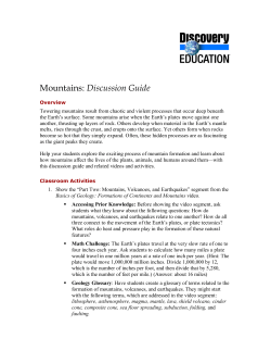 Mountains: Discussion Guide