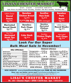 LISAI`S CHESTER MARKET