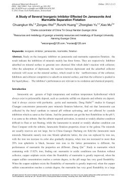 A Study of Several Inorganic Inhibitor Effected On
