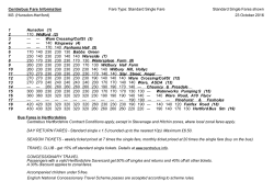 Stevenage Centrebus Fare Information