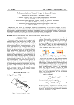 Performance Analysis of Magnetic Torquer for