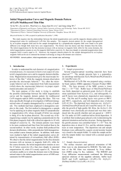 Initial Magnetization Curve and Magnetic Domain Pattern of Co/Pt
