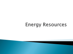Nonrenewable resources