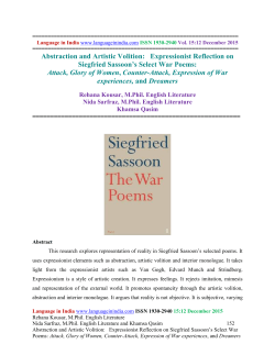 Abstraction and Artistic Volition: Expressionist