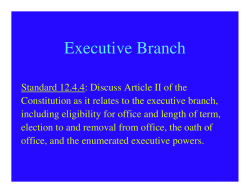 Executive Branch