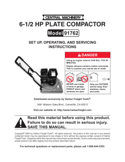 6-1/2 hp plate compactor