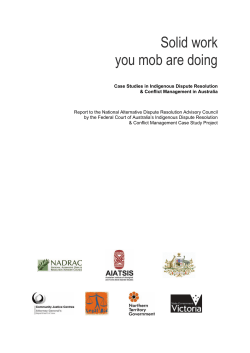 Solid Work You Mob Are Doing: Case studies - Attorney