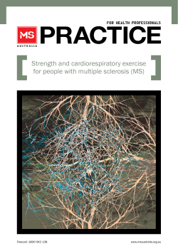 Strength and cardiorespiratory exercise for people