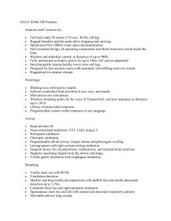 HAL&reg; S3040.100 Features Anatomy and Connectivity Full body