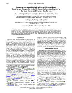 Aggregation-Based Fabrication and Assembly of Roughened