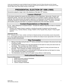 presidential election of 1896 (1900)