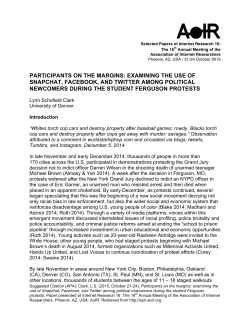 Print this article - AoIR Selected Papers of Internet Research