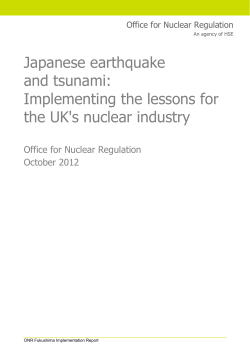 Implementation report - Office for Nuclear Regulation