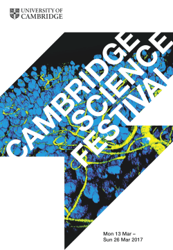 pDF 3.6MB - Cambridge Science Festival