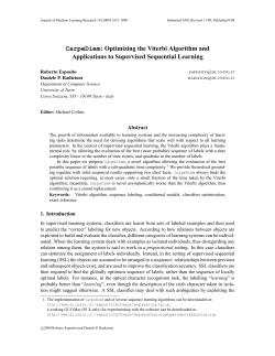 CarpeDiem: Optimizing the Viterbi Algorithm and Applications to
