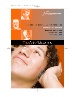 Art of Listening - New York Philharmonic