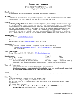 Aloha Invitational Meet Information