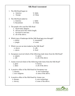 Silk Road Assessment