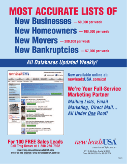 NB/NH Catalog - 73JAN