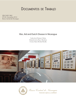 War, Aid and Dutch Disease in Nicaragua