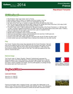 France - Burnet Middle School