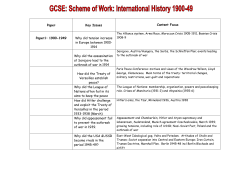 Paper Key Issues Content Focus Paper1: 1900