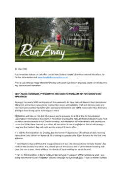 Read more - Hawke`s Bay Marathon