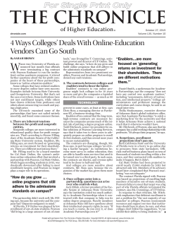 4 Ways Colleges` Deals With Online-Education