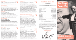 Programme 7 - The Fleapit Cinema Club