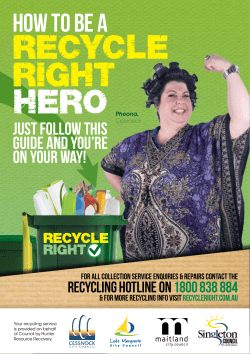 A &ndash; Z Guide - Recycle Right
