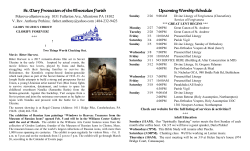 Bulletin for 26 February 2017 - "Pokrova" Ukrainian Orthodox