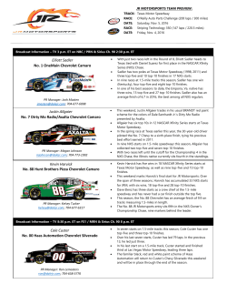 Elliott Sadler No. 1 OneMain Chevrolet Camaro