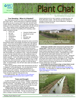 Sweating Trees - Spink Conservation District!