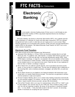 Electronic banking - Shorewood on the Sound