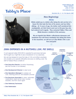 Tabby`s Place Newsletter 5.1