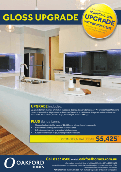 Flyer - Oakford Homes