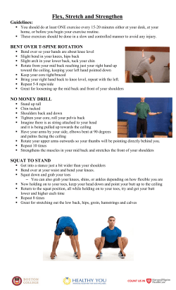 Flex, Stretch and Strengthen