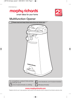 Multifunction Opener
