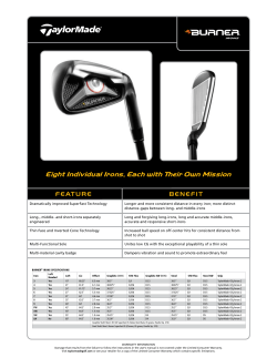 Eight Individual Irons, Each with Their Own Mission