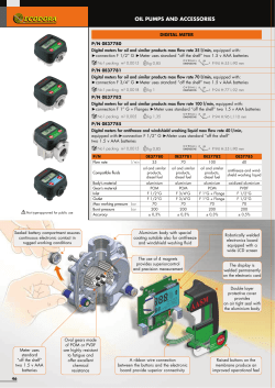 oil pumps and accessories