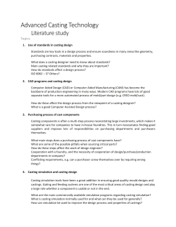 Literature study topics