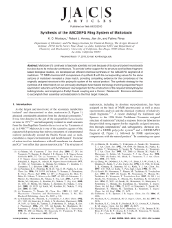 Synthesis of the ABCDEFG Ring System of Maitotoxin