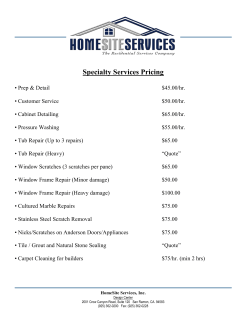 Specialty Services Pricing