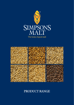 product range - Simpsons Malt