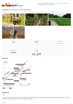 Highlights of Assam and Nagaland