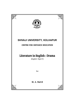 Literature in English : Drama