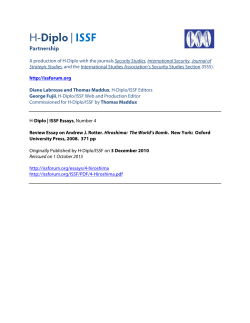 H-Diplo Review Essay