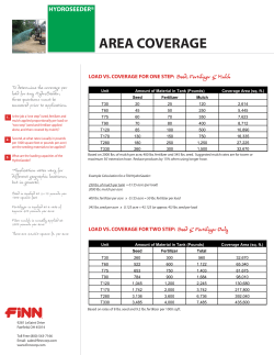 Area Coverage