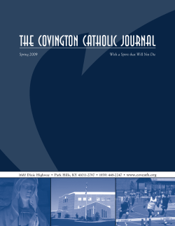 The Covington Catholic Journal - Covington Catholic High School
