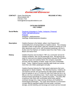 CONTACT - Catalina Express